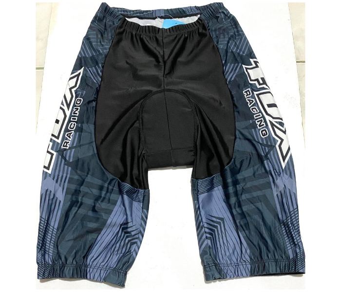 Cycling Shorts With Soft Padding And Elastic Band Large - Fox Gray Print - Zoom Image 1