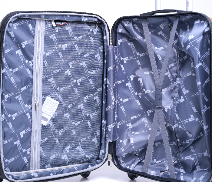 Para John PJTR2008N 2 Pcs Luggage ABS Trolley Bag - Navy Blue - Zoom Image 6