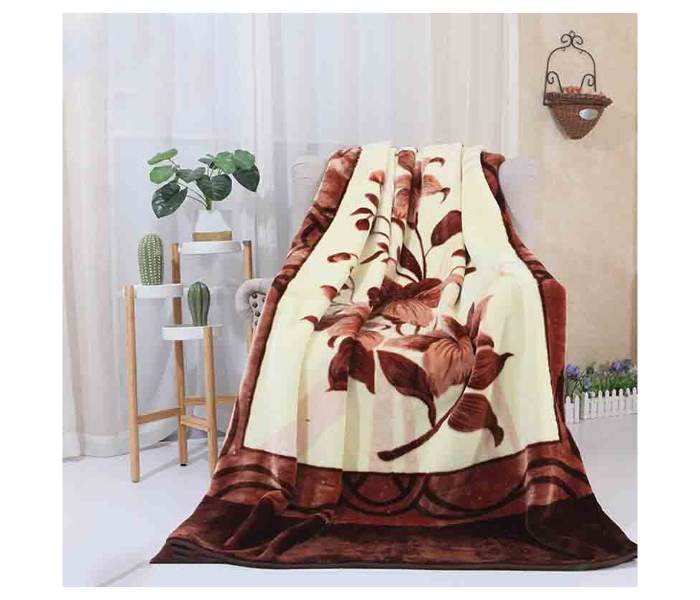 Super Soft Blanket for Winter Season for Double Bed - Brown - Zoom Image