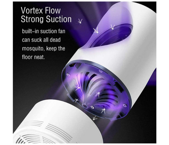 Electric Indoor Mosquito Trap USB Power Insect Killer with UV Light LED Lamp - White - Zoom Image 4