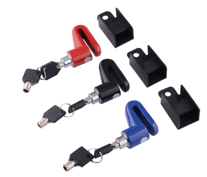 Disc Brake Safety Lock with Mount - Black - Zoom Image 3