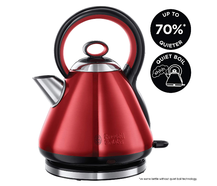 Russell Hobbs RH21885 Legacy Quiet Boil Kettle - Red - Zoom Image 4