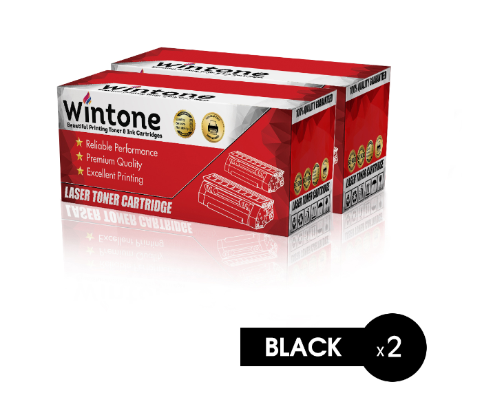 Wintone Pack of 2 MLT D109 Laser Toner Cartridge is Compatible for Samsung SCX 4300 - Black - Zoom Image