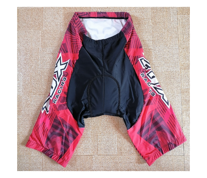 Cycling Shorts With Soft Padding And Elastic Band Double XL - Fox Red Print - Zoom Image 1