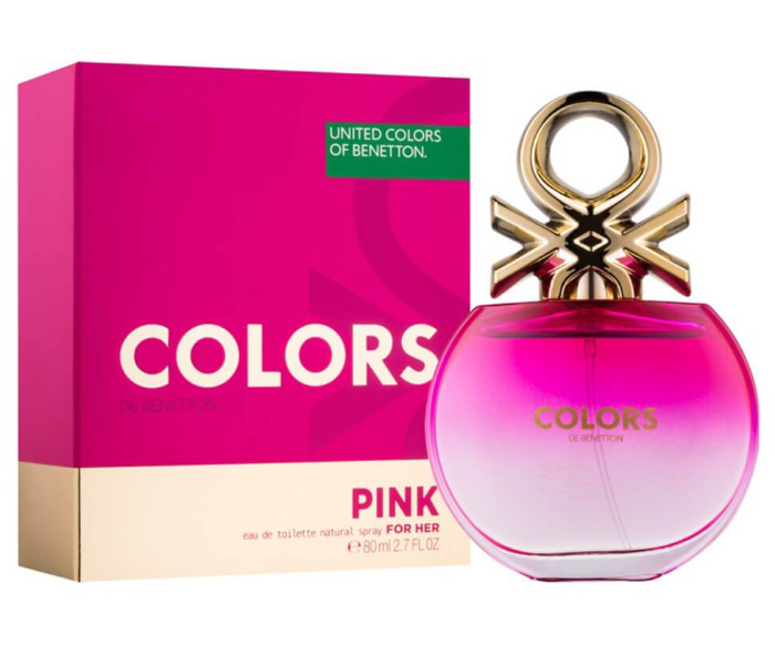 Benetton 80ml Colors de Pink Eau de Toilette for Women - Zoom Image 1