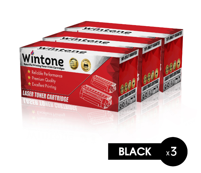 Wintone Set of 3 Pack Laser Toner Cartridge TN2305 630 for Brother HL -Black - Zoom Image