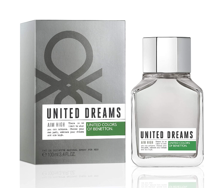 Benetton 100ml United Dreams Aim High Eau de Toilette for Men - Zoom Image 1