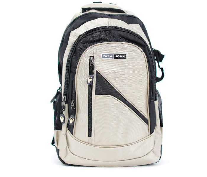 Para John PJSB6005A18- BE 18-inch Nylon School Bag - Cream - Zoom Image 1