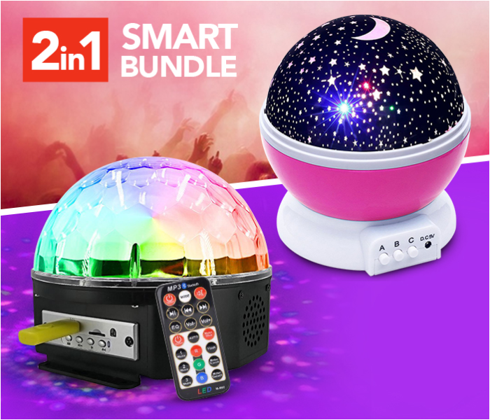 Magic Ball Crystal LED Stage Light Bluetooth MP3 Image