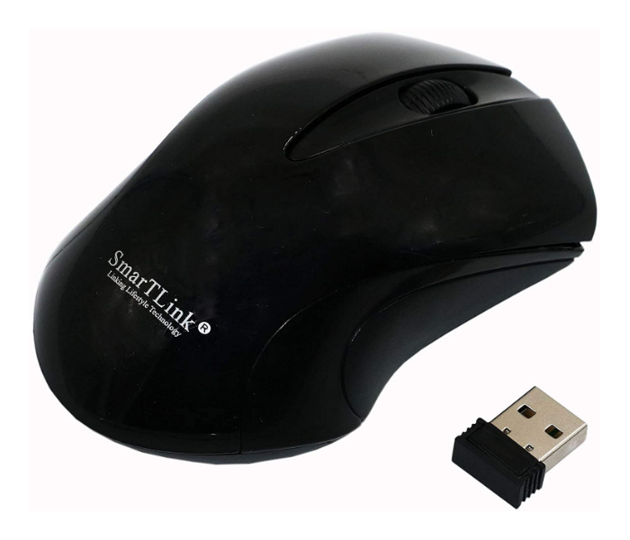 SmartLink SL7007MSW Wireless Optical Mouse - Black - Zoom Image 1