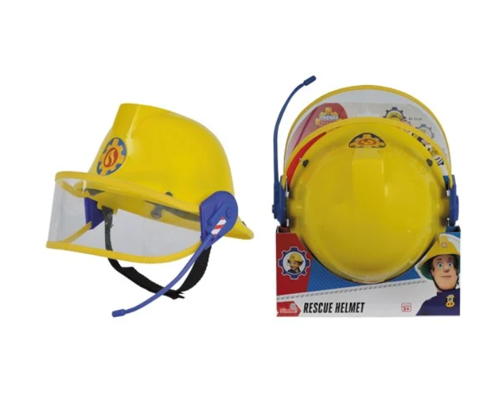 Simba 109258698038 Fireman Sam Plastic Helmet without Microphone - Zoom Image