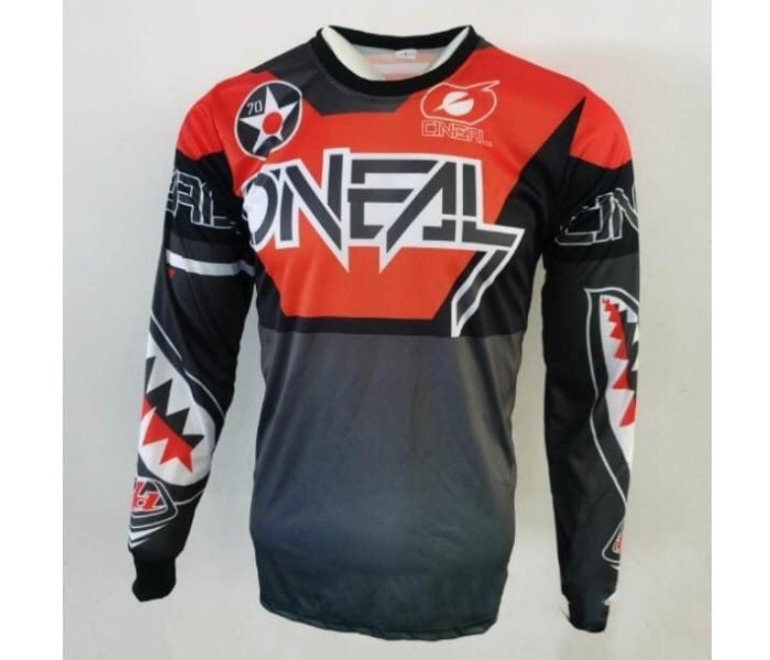 O NEAL Sublimated Longsleeves Jersey Large for Cycling and Scooters - Grey - Zoom Image 1