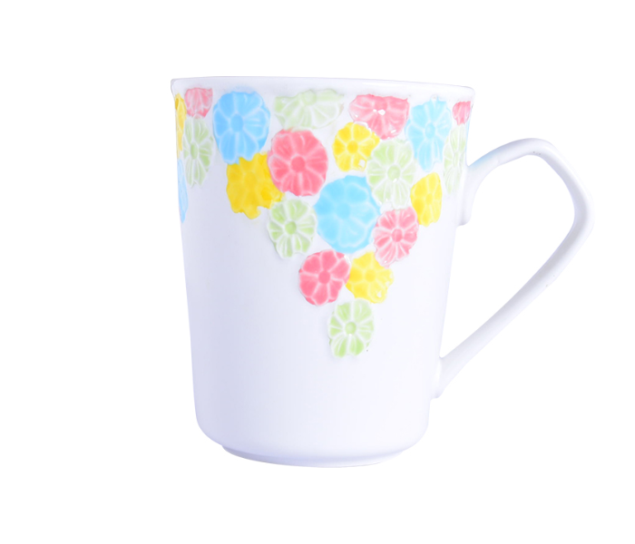 Generic RY30015 400ml Seven Color Plum Blossom Mug - White - Zoom Image