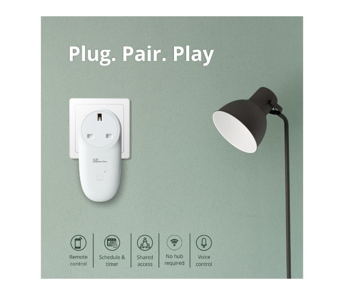 Homeflow Wi-Fi Smart Plug with Fast Charging USB - Zoom Image 6