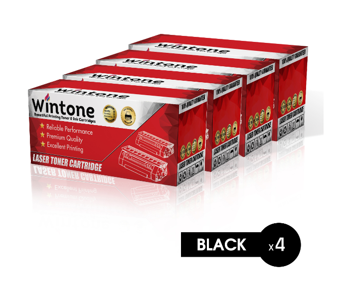 Wintone Set of 4 Pack MLTD203L Laser Toner Cartridge is Compatible for Samsung ProXpress M 3320 3370 3820 3870 4020 4070 Samsung SL Series - Black - Zoom Image