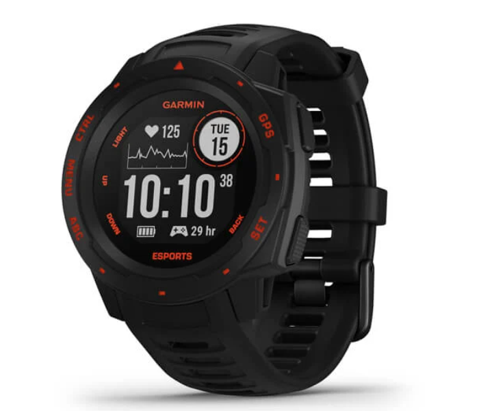 Garmin 010-02064-72 Instinct Smartwatch Esports Edition - Black Lava - Zoom Image 2