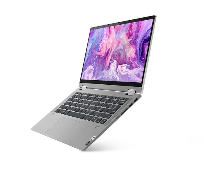 LENOVO IP FLEX 5 -82HS00BEAK - 14 Inch FHD Touch Intel Core i5-1135 G7 Processor 8GB RAM 256GB SSD Integrated Intel Iris Xe Graphics Windows 10 Home 2-in-1 Laptop - Grey - Zoom Image 2