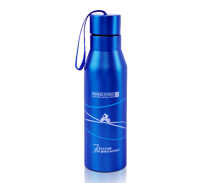 Royalford RF9866 950ml Double Wall SS Vacuum Bottle - Blue - Zoom Image 1