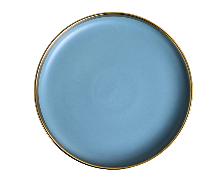 Generic JP10058 8 inch Straightmouth Shallow Plate - Blue - Zoom Image