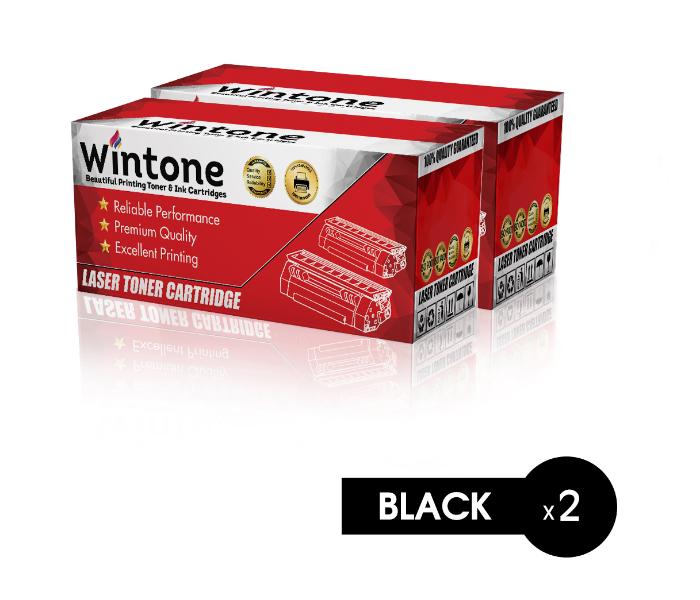 Wintone Pack of 2 X3117 3122 3124 3125 Laser Toner Cartridge is Compatible for Xerox Phaser - Black - Zoom Image