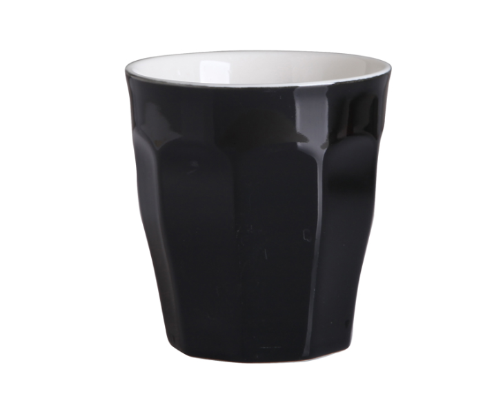 Shuer XY30069 250ml Ceramic Glaze Tree Trunk Cup - Black - Zoom Image