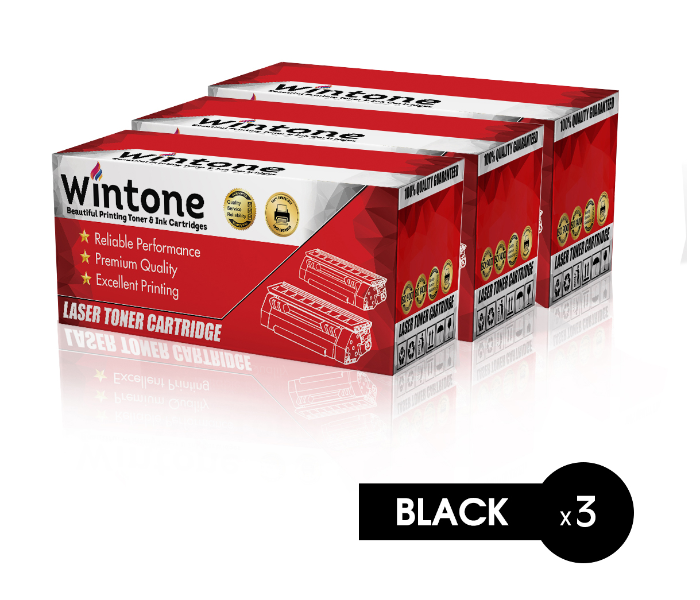 Wintone Pack of 3 ML1630 Laser Toner Cartridge is Compatible for Samsung ML 1630 1630 W SCX - Black - Zoom Image