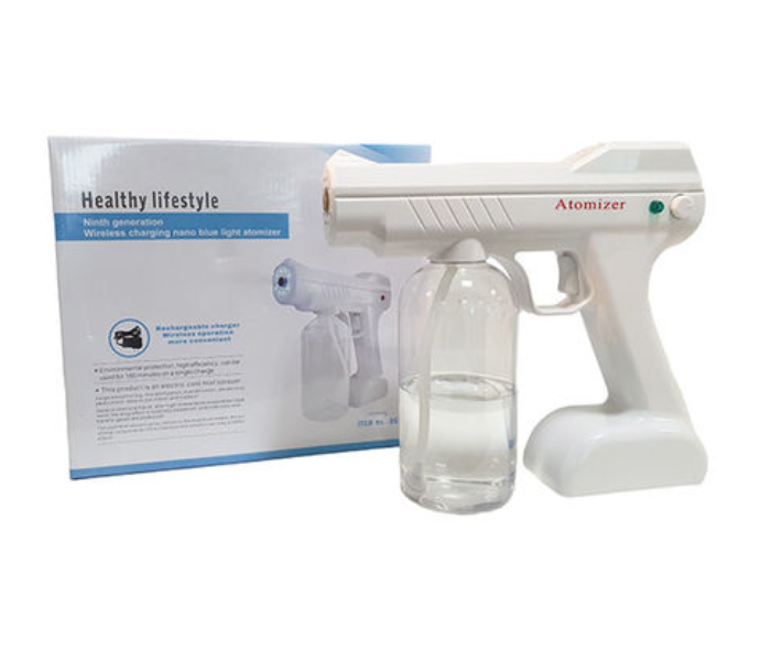 Generic Cordless Electric ULV Nano Vapor Spray Gun Air Purifier - White - Zoom Image