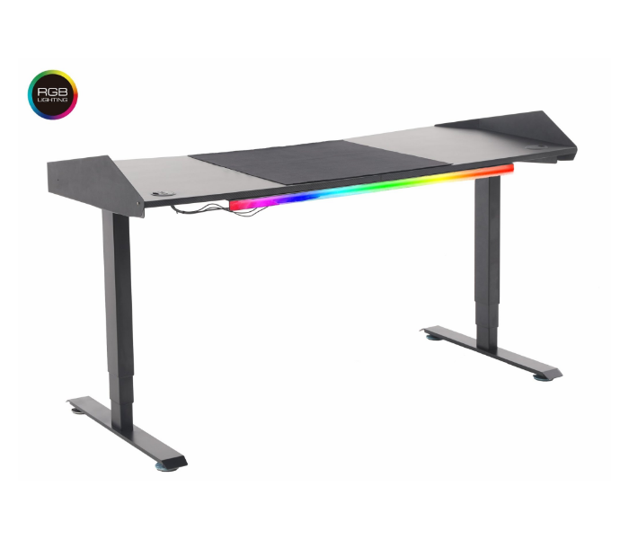 Epic Gamers Elite Hydraulic Gaming Desk - Black - Zoom Image 2