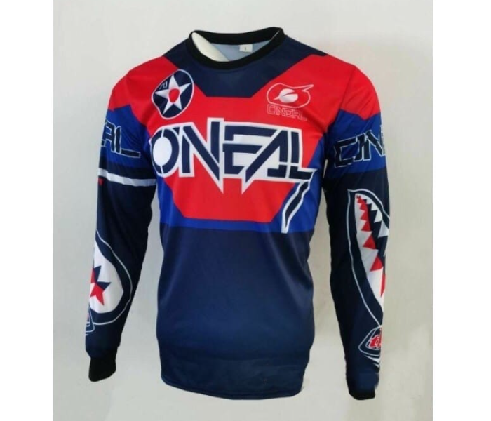 O NEAL Sublimated Longsleeves Jersey Extra Large for Cycling and Scooters - Blue - Zoom Image 2