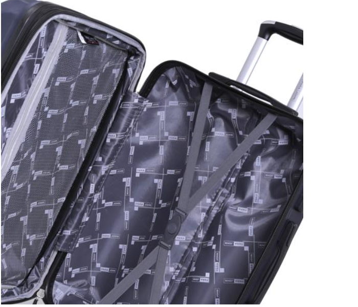 Para John PJTR2008N 2 Pcs Luggage ABS Trolley Bag - Navy Blue - Zoom Image 5