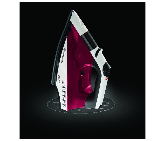 Russell Hobbs RH22520 Auto Steam Pro Non-Stick Steam Iron - White and Red - Zoom Image 2