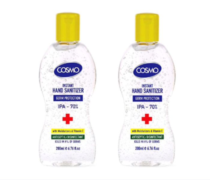 Cosmo Pack of 2 200ml Sanitizer Gel  - Zoom Image