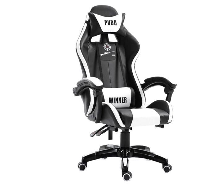 ASA Pubg Adjustable Gaming Chair - Black and White - Zoom Image