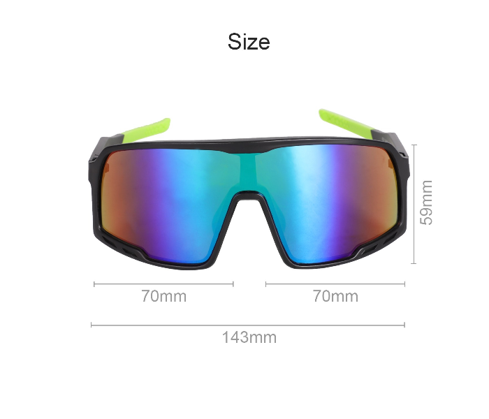 Cycling D9 Sports Sunglasses Windproof Dust Protection - White and Red - Zoom Image 5