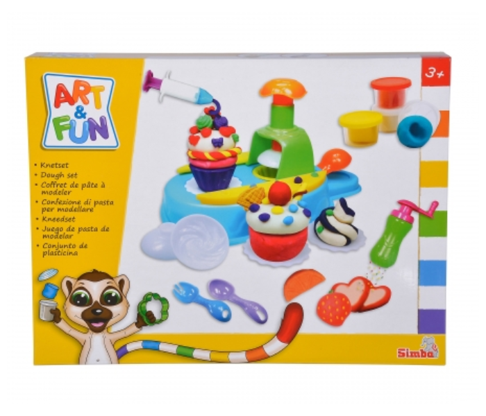 Simba 106329789 Art and Fun Dough Set Cupcake - Zoom Image 1