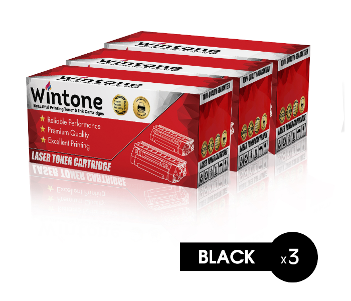 Wintone Set of 3 Pack CF4129X 29X Laser Toner Cartridge is Compatible for HP LaserJet 5000 5100 DN GN N Series imageCLASS Canon 1600 1610 1620 LP Series - Black - Zoom Image