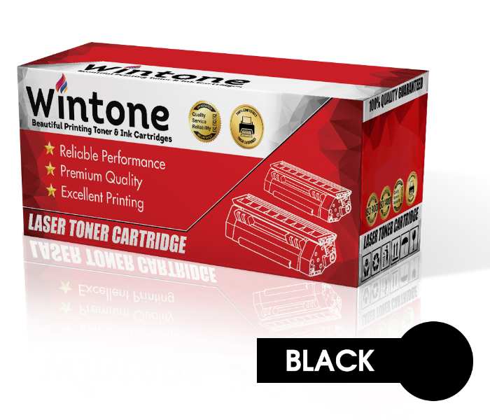 Wintone Set of 1 Pack CC364A 64A Laser Toner Cartridge is Compatible for HP LaserJet P Series A X TN XM - Black - Zoom Image