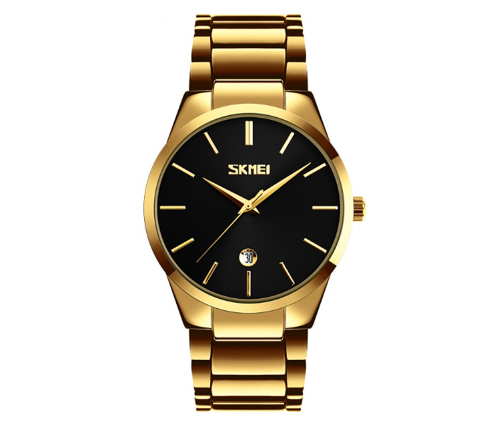 Skmei 9140 Fashion Quartz Watch – Gold - Zoom Image