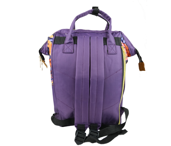 Kidle 8810 Printed Backpack Large Capacity Diaper Bag - Violet - Zoom Image 2