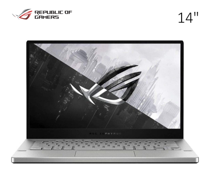 Asus Zephyrus G14 GA401IV-HE267T 14 Inch AMD Ryzen 9 4900HS Processor 16GB RAM 1TB SSD GeForce RTX 2060 Windows 10 Home - Grey - Zoom Image 1