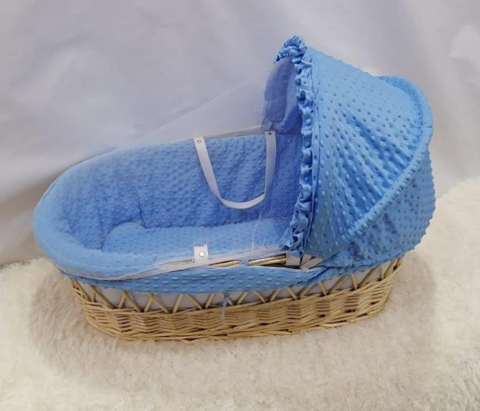 Travel Cot With Mosquito Net For Babies - Blue - Zoom Image