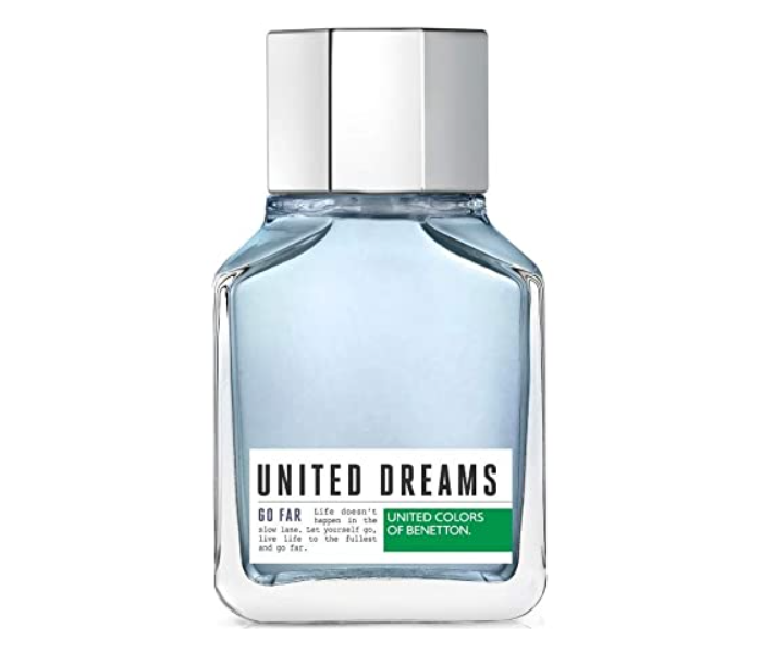 Benetton 100ml United Dreams Go Far Eau de Toilette for Men - Zoom Image 2