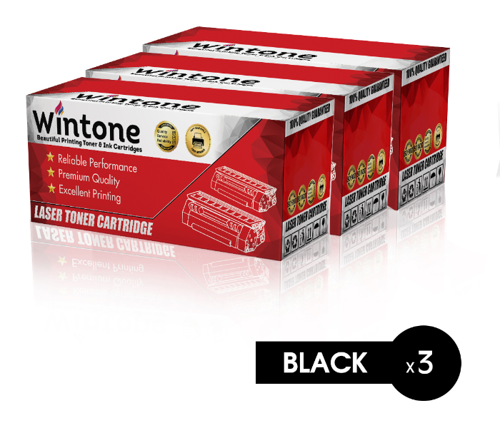 Wintone Set of 3 Pack Q1339A 39A Laser Toner Cartridge is Compatible for HP LaserJet 4300 DTN DTNS DTNSL N TN - Black - Zoom Image