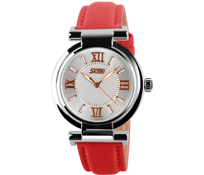 Skmei 9075 Women Quartz Watch - Red - Zoom Image