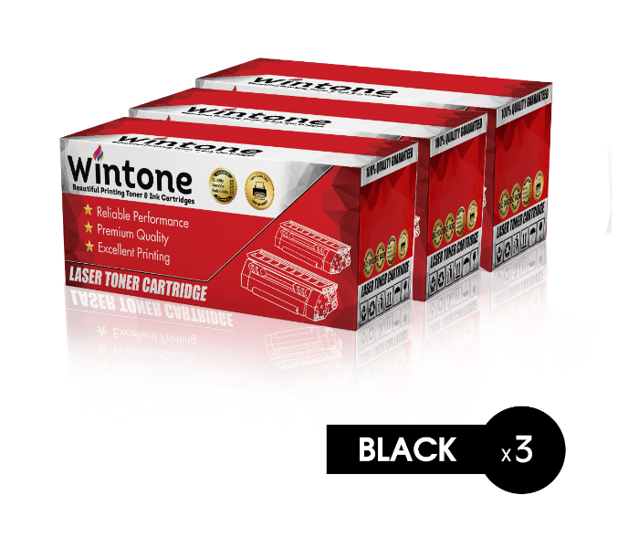 Wintone Set of 3 Pack Q1338A 38A Laser Toner Cartridge is Compatible for HP LaserJet 4200 DTN DTNS DTNSL LN N Series TN - Black - Zoom Image