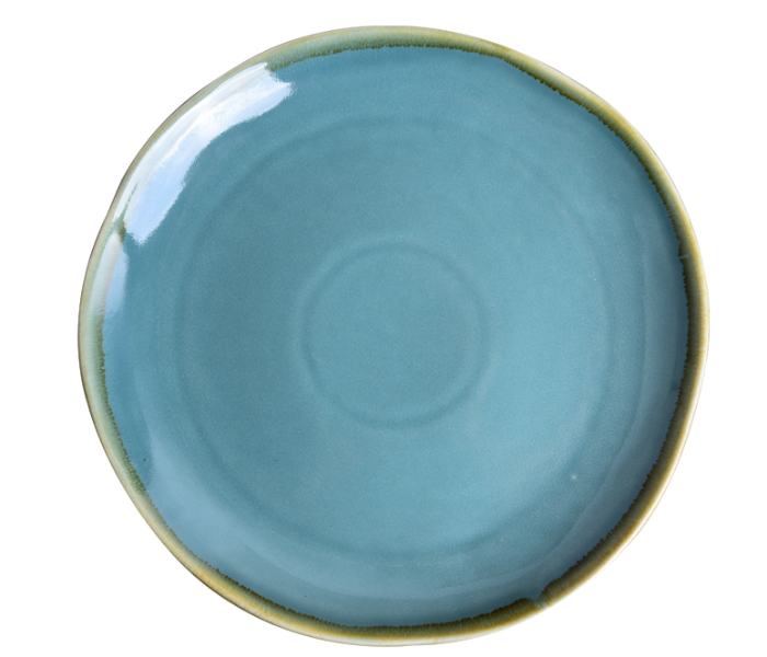 Shuer XY10128 6.5 inch Ceramic Deformation Plate - Blue - Zoom Image