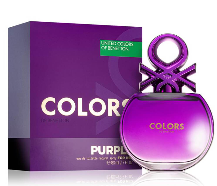 Benetton 80ml Colors de Purple Eau de Toilette for Women - Zoom Image 1