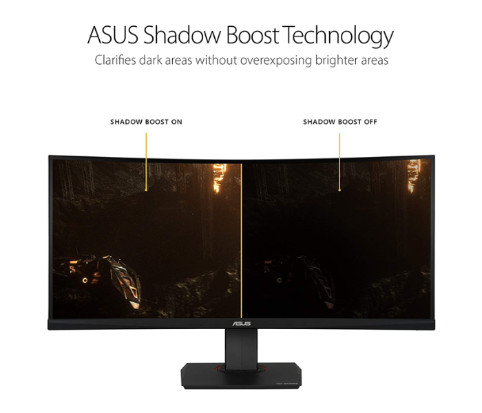 Asus VG35VQ 35 inch 100 Hz FHD TUF Gaming Monitor - Black - Zoom Image 5