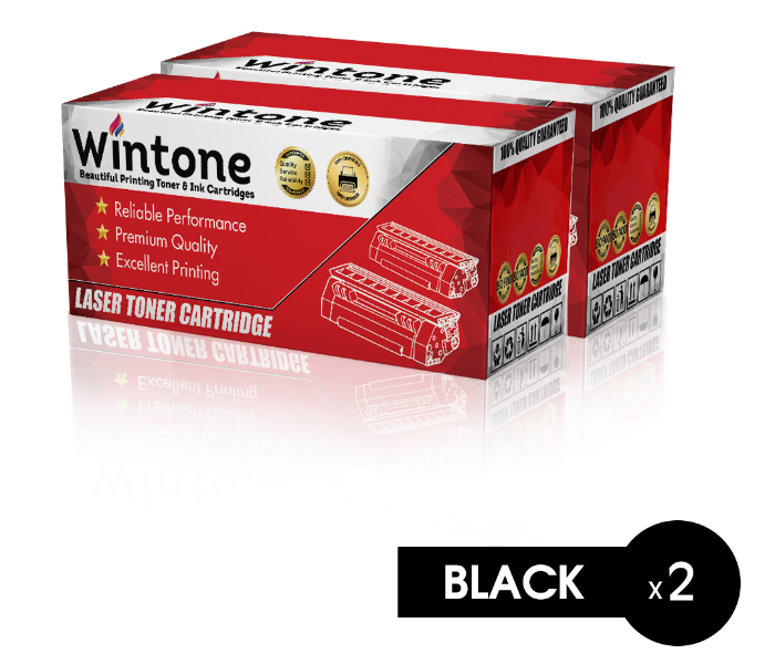 Wintone Set of 2 Pack CF4129X 29X Laser Toner Cartridge is Compatible for HP LaserJet 5000 5100 DN GN N Series imageCLASS Canon 1600 1610 1620 LP Series - Black - Zoom Image