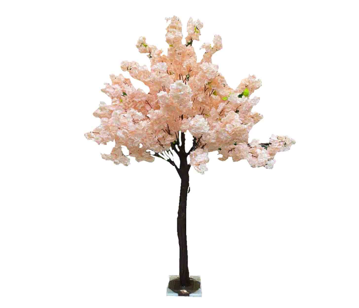 Artificial Cherry Blossom Tree with Silk Flower - Orange - Zoom Image